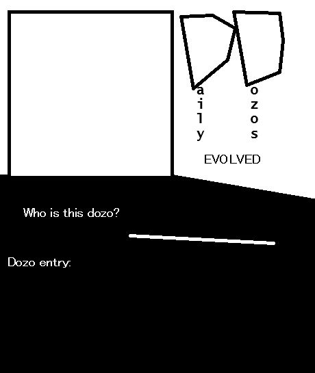 High Quality Daily Dozos Evolved template Blank Meme Template