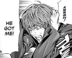 High Quality Arrrgh! He got me!(Light Yagami) Blank Meme Template