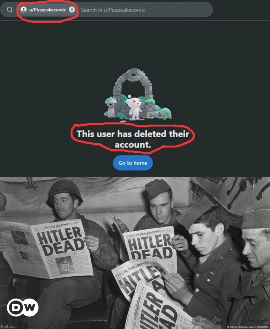 image tagged in hitler dead | made w/ Imgflip meme maker