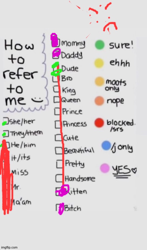 How To Refer To Me :) | image tagged in how to refer to me | made w/ Imgflip meme maker