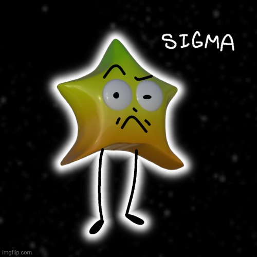 Fun fact: Sigma Sagi (based on a note card I got handed on the bus) is gonna be a skatezy&vax background character. | image tagged in he's a heliozoa btw | made w/ Imgflip meme maker