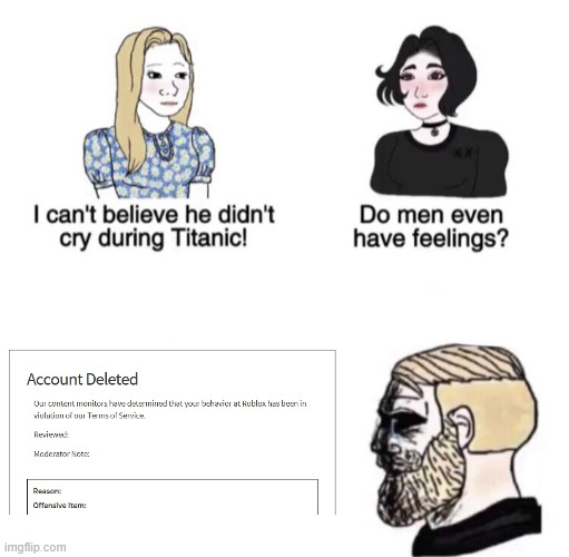 Chad crying | image tagged in chad crying | made w/ Imgflip meme maker