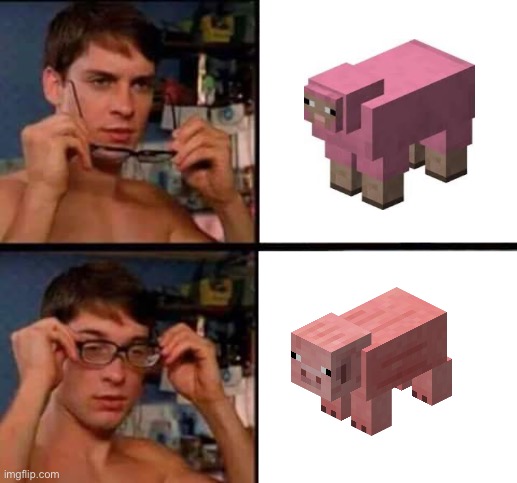 Gets me everytime | image tagged in peter parker's glasses | made w/ Imgflip meme maker
