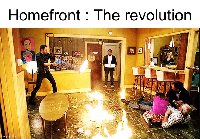 chaotic house | Homefront : The revolution | image tagged in chaotic house,homefront,limbus,project moon | made w/ Imgflip meme maker