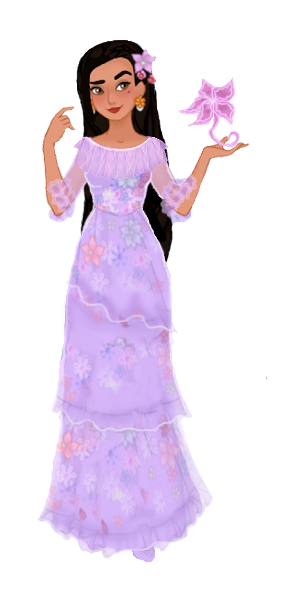 Isabela Madrigal The Flower Power Blank Meme Template