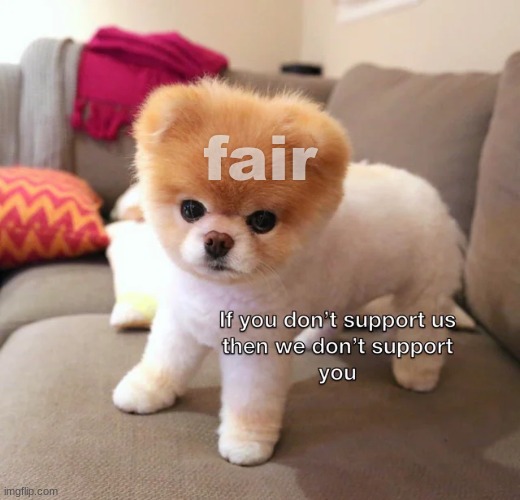 fair | made w/ Imgflip meme maker