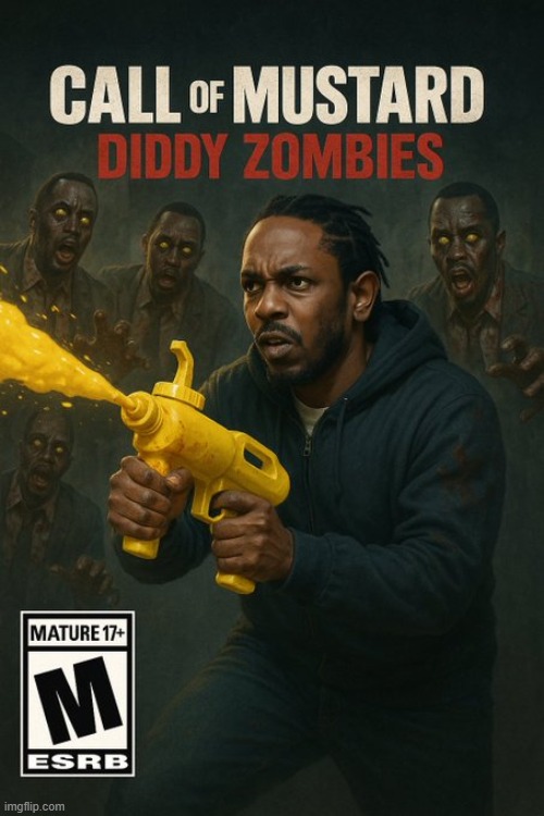 "Call of Mustard: Diddy Zombies" meme is going viral! | made w/ Imgflip meme maker