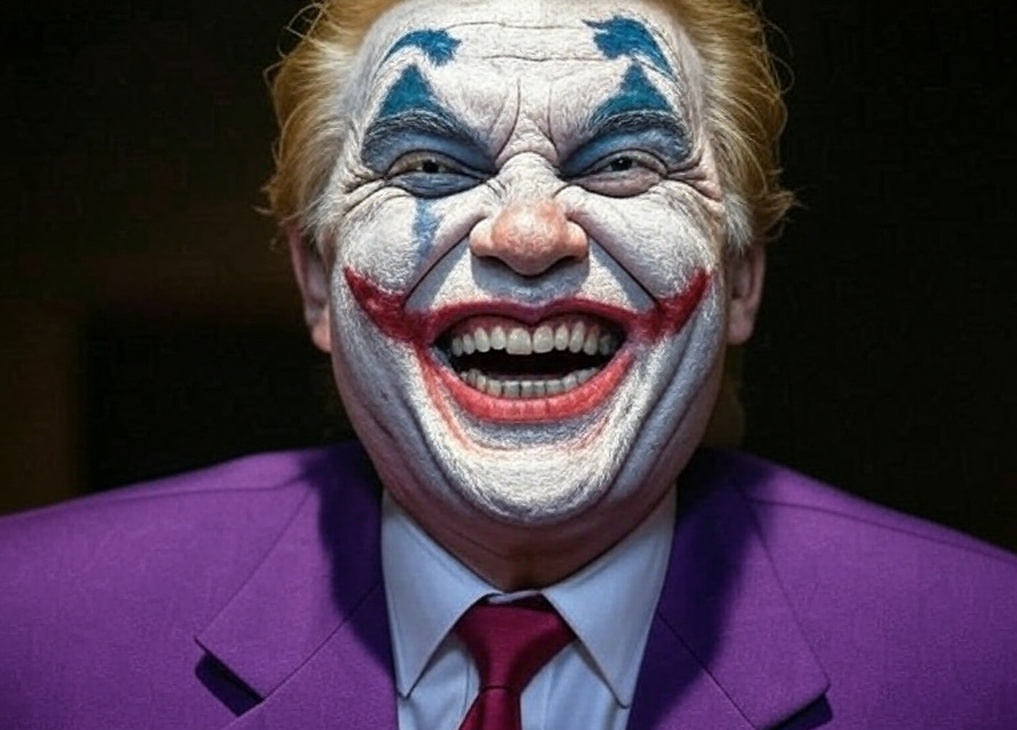 High Quality Donald Trump Joker face Blank Meme Template