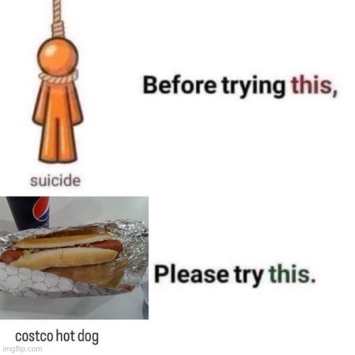 Costco hot dog | made w/ Imgflip meme maker