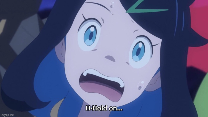 Liko hold on | image tagged in liko hold on | made w/ Imgflip meme maker