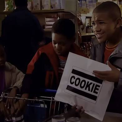 A bag with one cookie in it Blank Meme Template