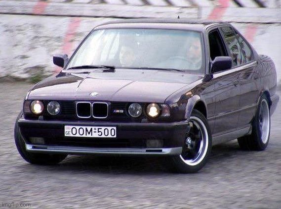 BMW M5 E34 OOM-500 Giorgi Tevzadze | image tagged in bmw m5 e34 giorgi tevzadze,bmw,drift,georgia | made w/ Imgflip meme maker