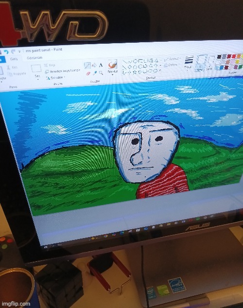 Ms paint art | image tagged in art,drawing | made w/ Imgflip meme maker