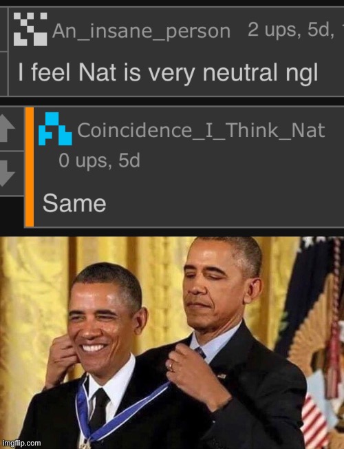 image tagged in obama medal | made w/ Imgflip meme maker