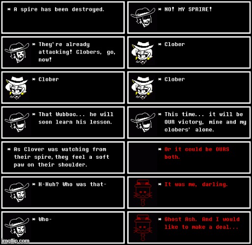 A new force. (Chapter 18, Day 3) | image tagged in undertale,ocs,oc,chapters,chapter,clober | made w/ Imgflip meme maker