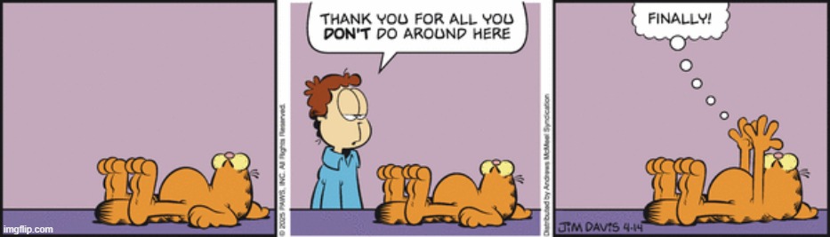 Garfield | image tagged in comics | made w/ Imgflip meme maker