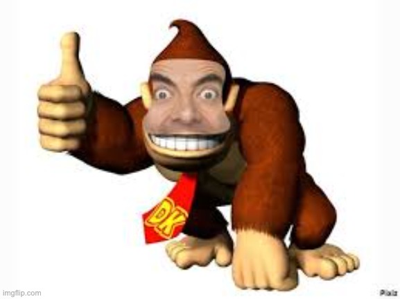 mr bean donkey kong | image tagged in mr bean donkey kong | made w/ Imgflip meme maker