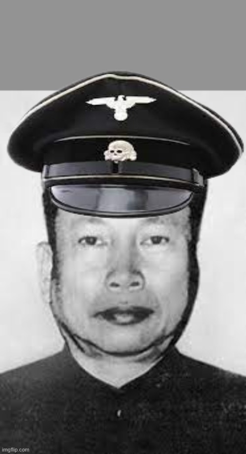 Nazi Pol Pot | image tagged in pol pot,nazi | made w/ Imgflip meme maker