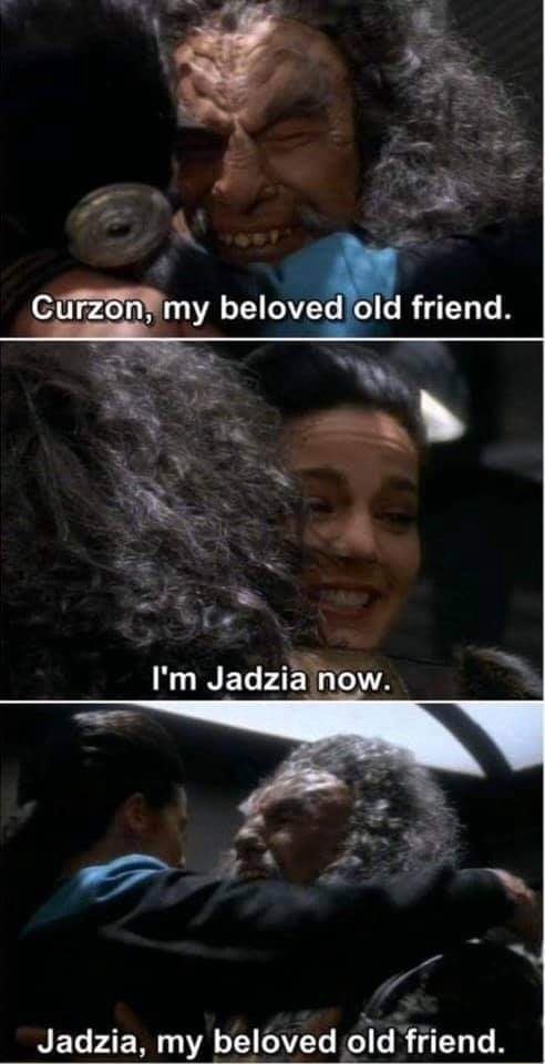 Curzon/Jadzia Blank Meme Template