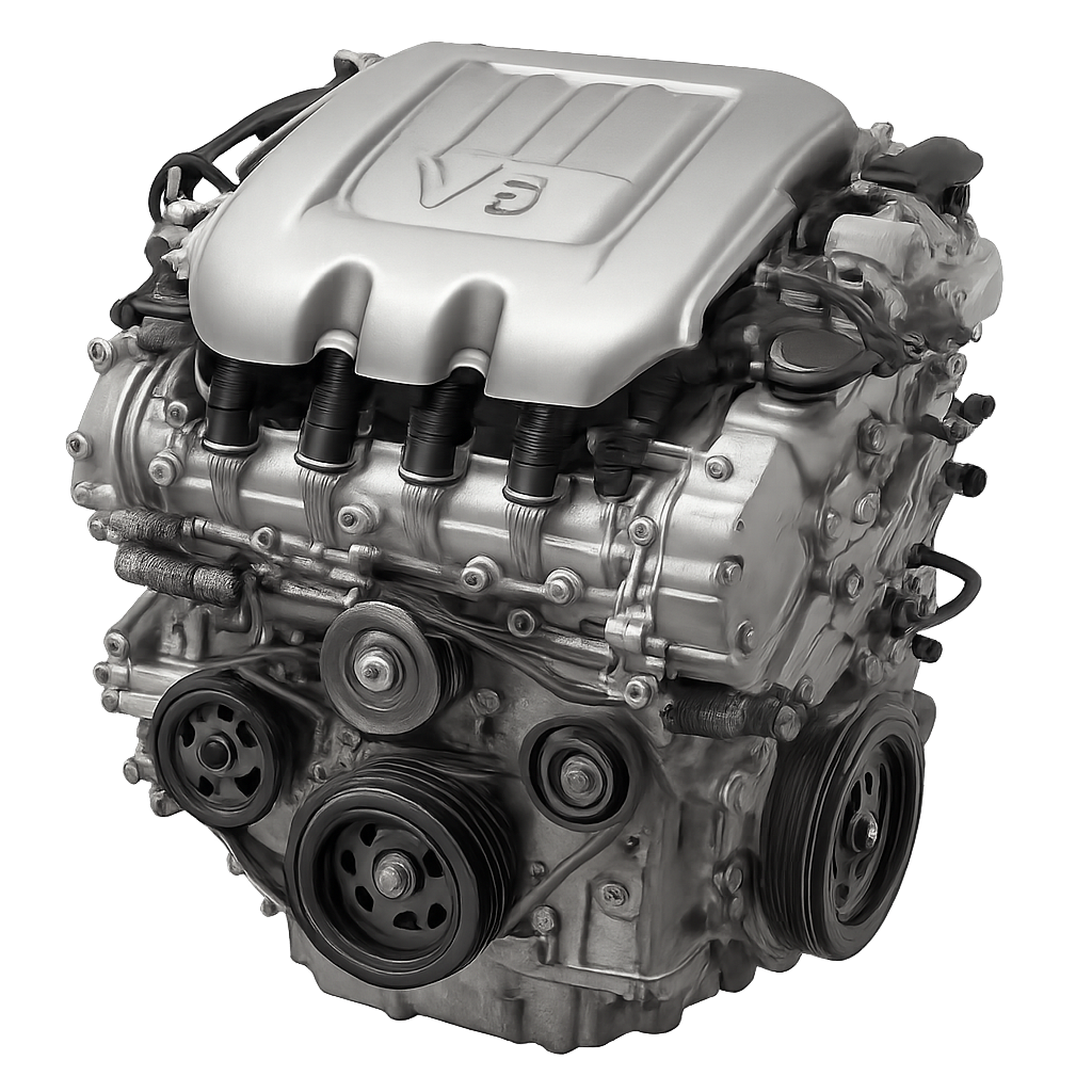 V6 Engine PNG Blank Meme Template