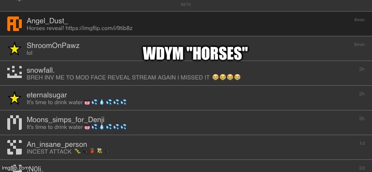 PLS DONT BE A DIC PIC | WDYM "HORSES" | made w/ Imgflip meme maker