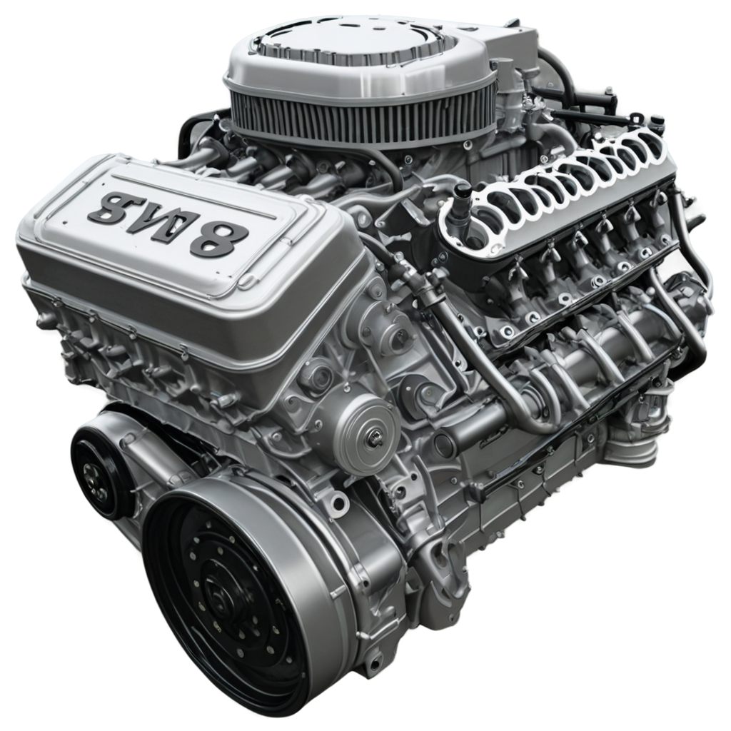 8W8 Engine PNG Blank Meme Template