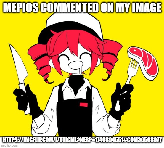 teto kasane йоу | MEPIOS COMMENTED ON MY IMAGE; HTTPS://IMGFLIP.COM/I/9TICML?NERP=1746894551#COM36508677 | image tagged in teto kasane | made w/ Imgflip meme maker