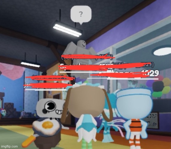 Random exploiter. (I did not report them as they were not being bad in any way, they were just being silly) | made w/ Imgflip meme maker