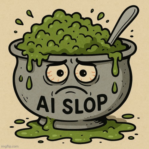 AI slop | image tagged in ai slop,ai art,chatgpt,memes,brainrot,msmg | made w/ Imgflip meme maker