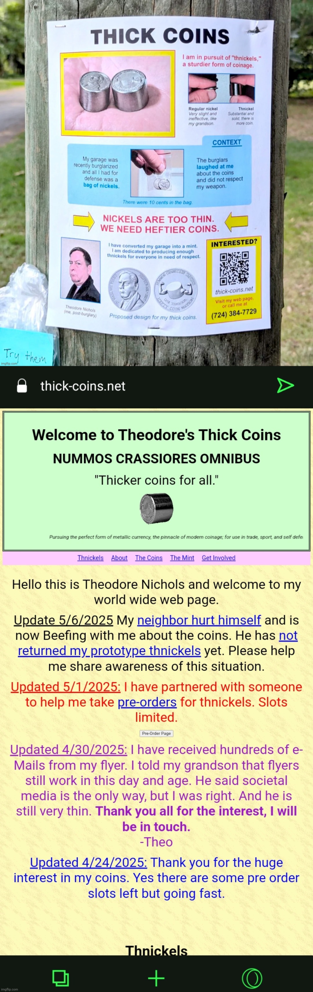 Apparently the thnickels thing is real | made w/ Imgflip meme maker