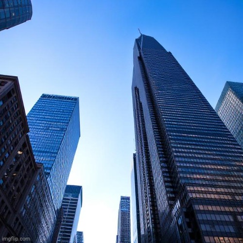 Skyscraper (too tall?) | image tagged in ai generated | made w/ Imgflip meme maker