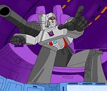 High Quality g1 Megatron pointing Blank Meme Template