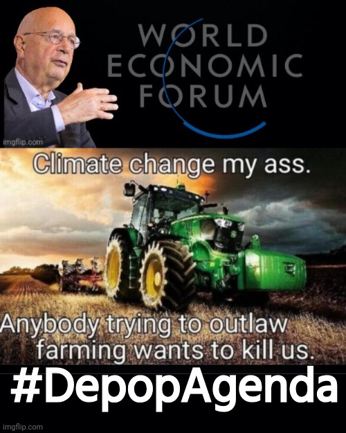 WEF depop agenda Blank Meme Template