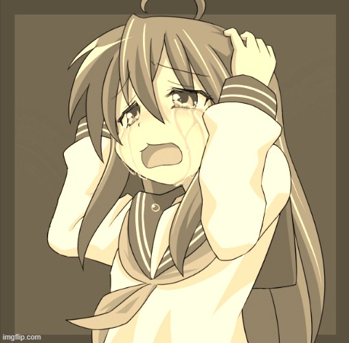 Konata Too many A | image tagged in konata too many a | made w/ Imgflip meme maker