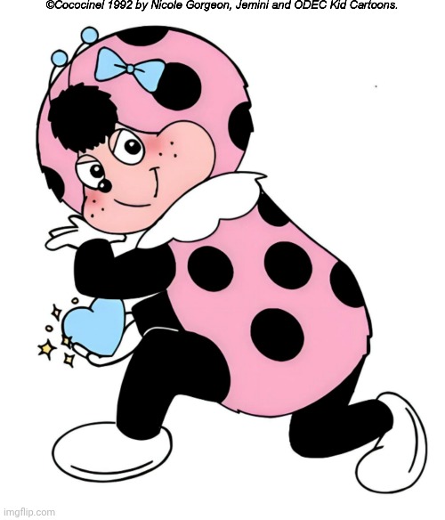 Babicinel (Babimiel) Pink Transformation (from Cococinel TV series) | image tagged in babicinel,babimiel,pink ladybug | made w/ Imgflip meme maker