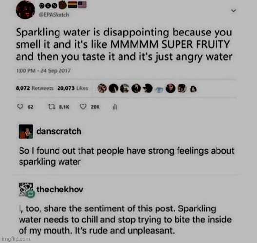 Except fruit flavored ones ofc they taste like fanta got creative | made w/ Imgflip meme maker