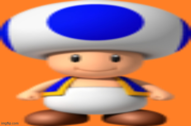 blue toad | image tagged in blue toad,mario,nintendo,gaming,toad | made w/ Imgflip meme maker