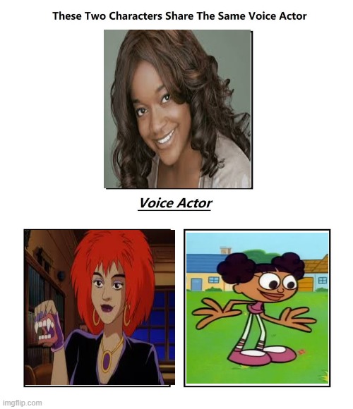 Kimberly Brooks | image tagged in same voice actor,kimberly brooks,scooby doo,dexters lab,cartoon network,warner bros | made w/ Imgflip meme maker