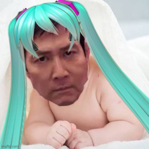 Seong Gi-Hun x Hatsune Miku | made w/ Imgflip meme maker