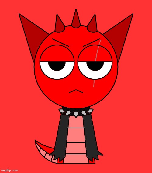 raddy | image tagged in sprunki,fan art,raddy,demon,dinosaur,incredibox | made w/ Imgflip meme maker
