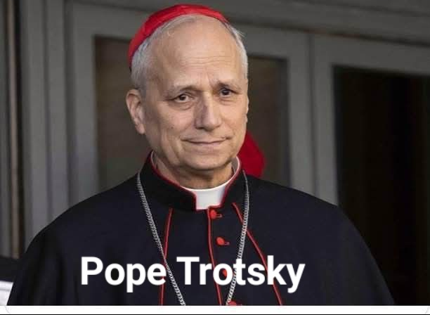 Pope Leo Trotsky Blank Meme Template