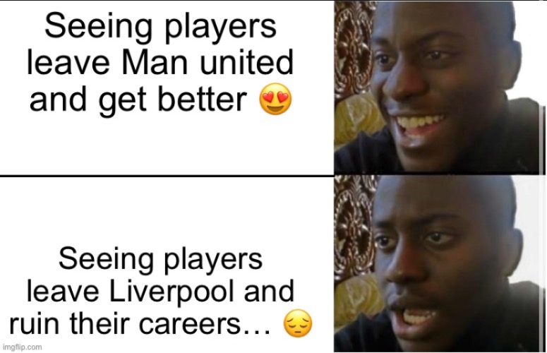 A sad truth | image tagged in funny,memes,sad,liverpool,manchester united | made w/ Imgflip meme maker