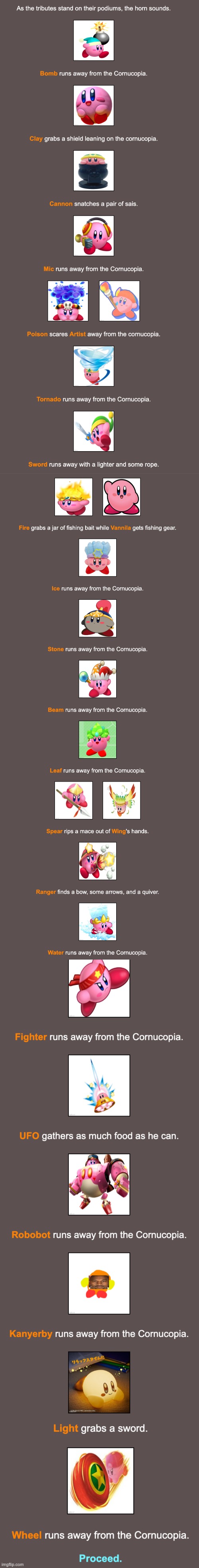 Day one of the Kirby Games | made w/ Imgflip meme maker