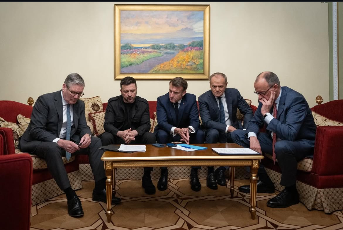 Macron Trump Call Blank Meme Template