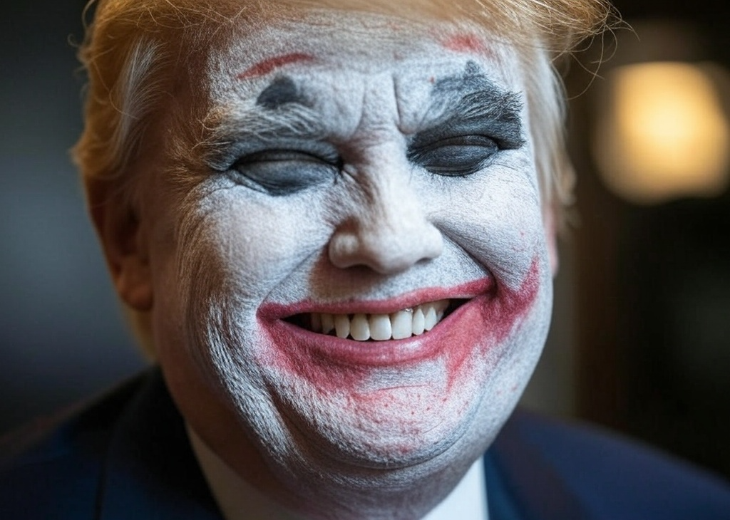 Donald Trump Joker face Blank Meme Template