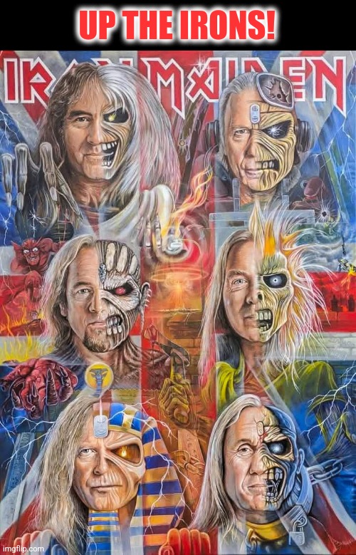 UP THE IRONS! | made w/ Imgflip meme maker