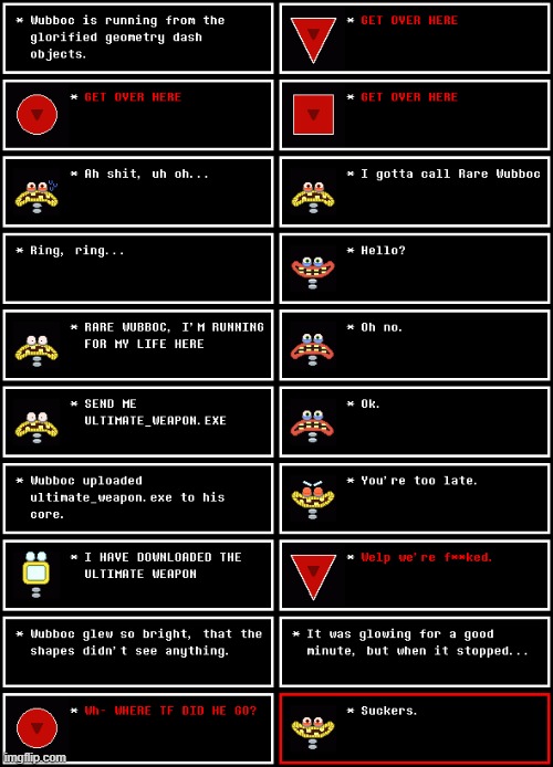 Final form...? (WAS THAT THE UNDERTALE OF #87) | made w/ Imgflip meme maker