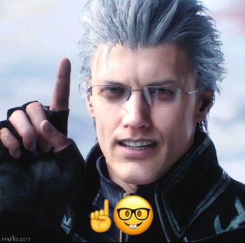 Vergil nerd | image tagged in vergil nerd | made w/ Imgflip meme maker