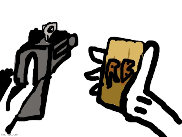 Root beer and gun, hell yeah | image tagged in drawing,hell yeah,guns | made w/ Imgflip meme maker
