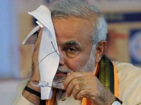 High Quality Modi crying Blank Meme Template